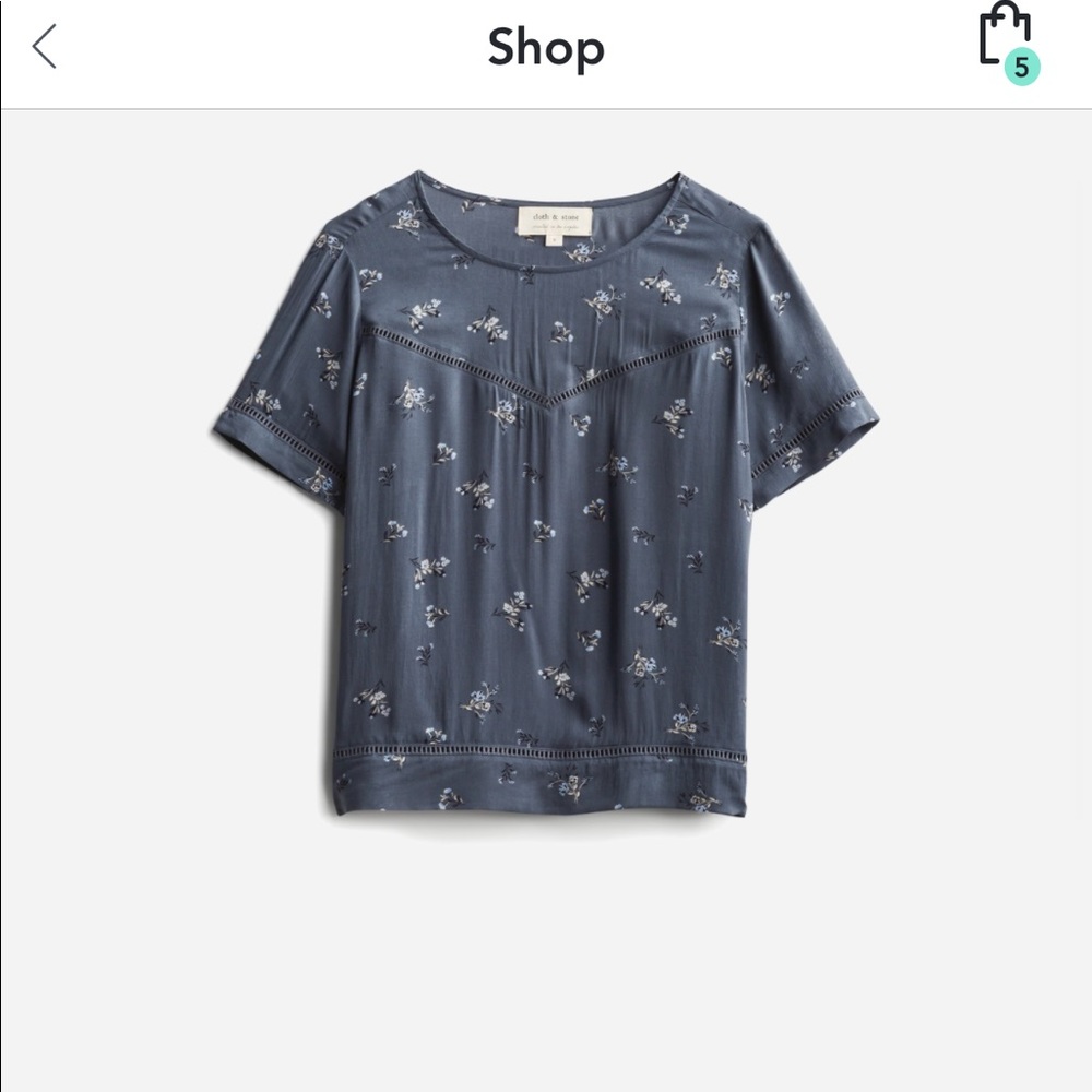 Cloth & stone top M